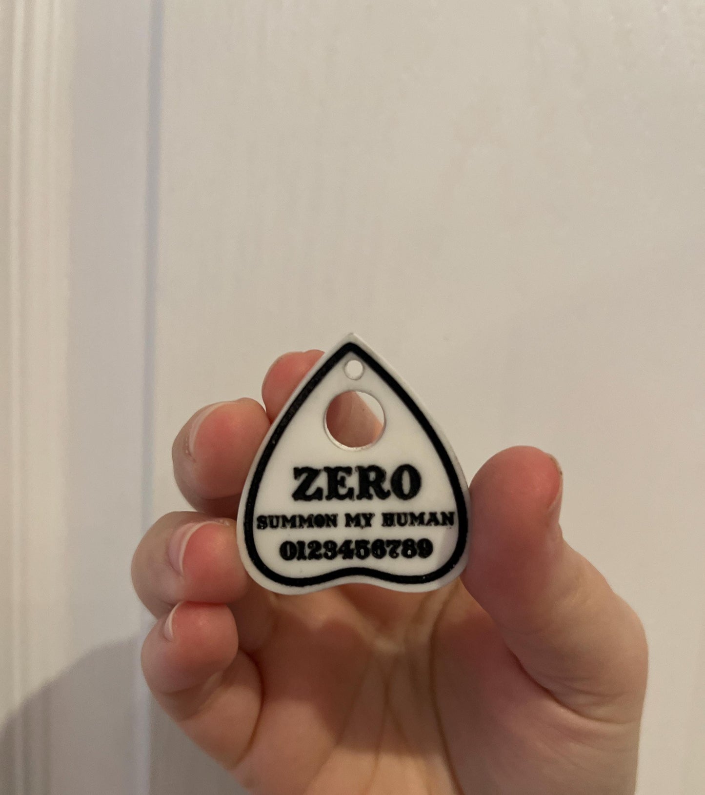 Gothic Planchette Pet ID Tag