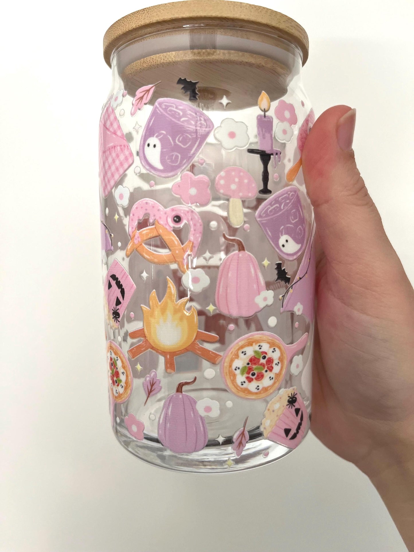 Spooky Movie Night Glass 16oz