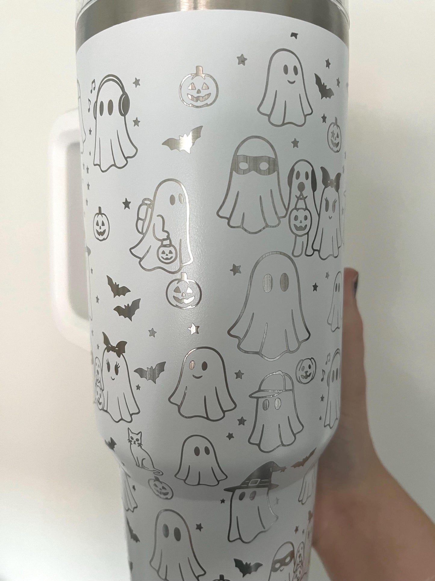Spooky Halloween 40oz Laser Engraved Tumbler