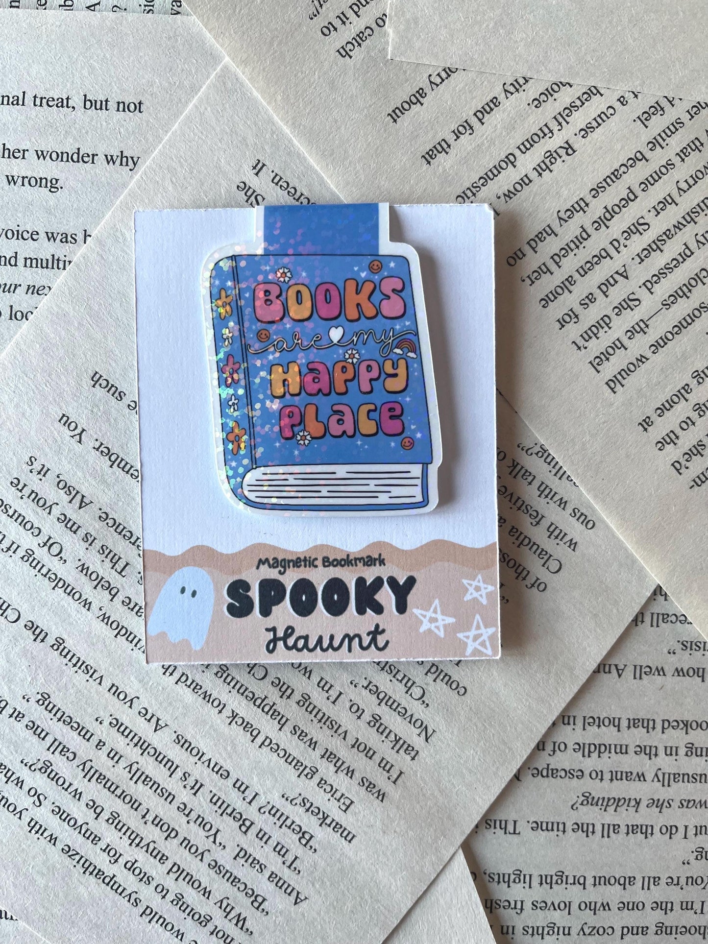 Books are my happy place bookmark