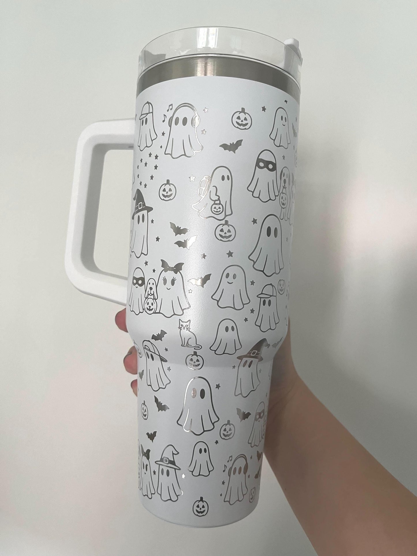 Spooky Halloween 40oz Laser Engraved Tumbler