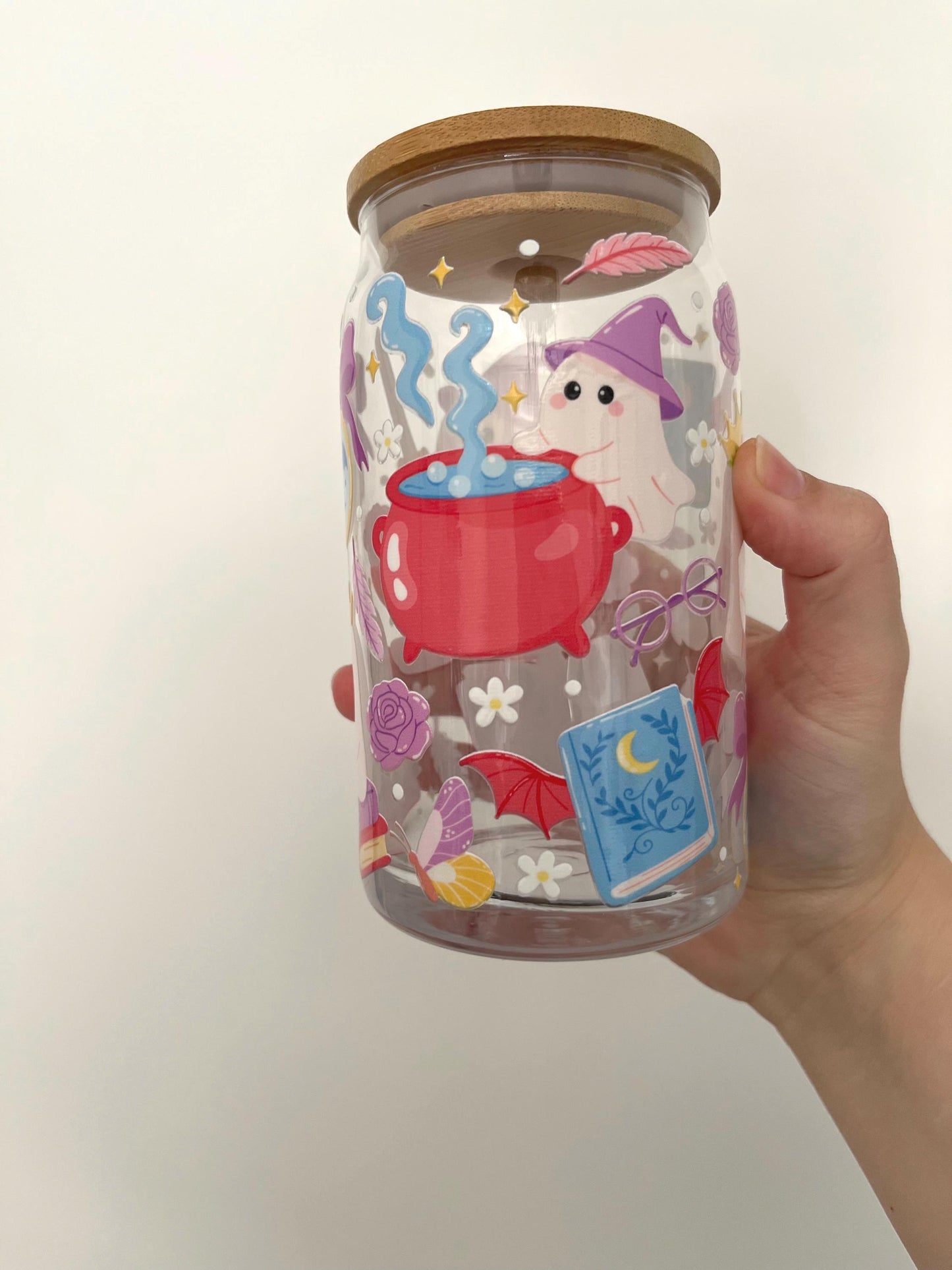 Fantasy Spooks 16oz Glass Tumbler
