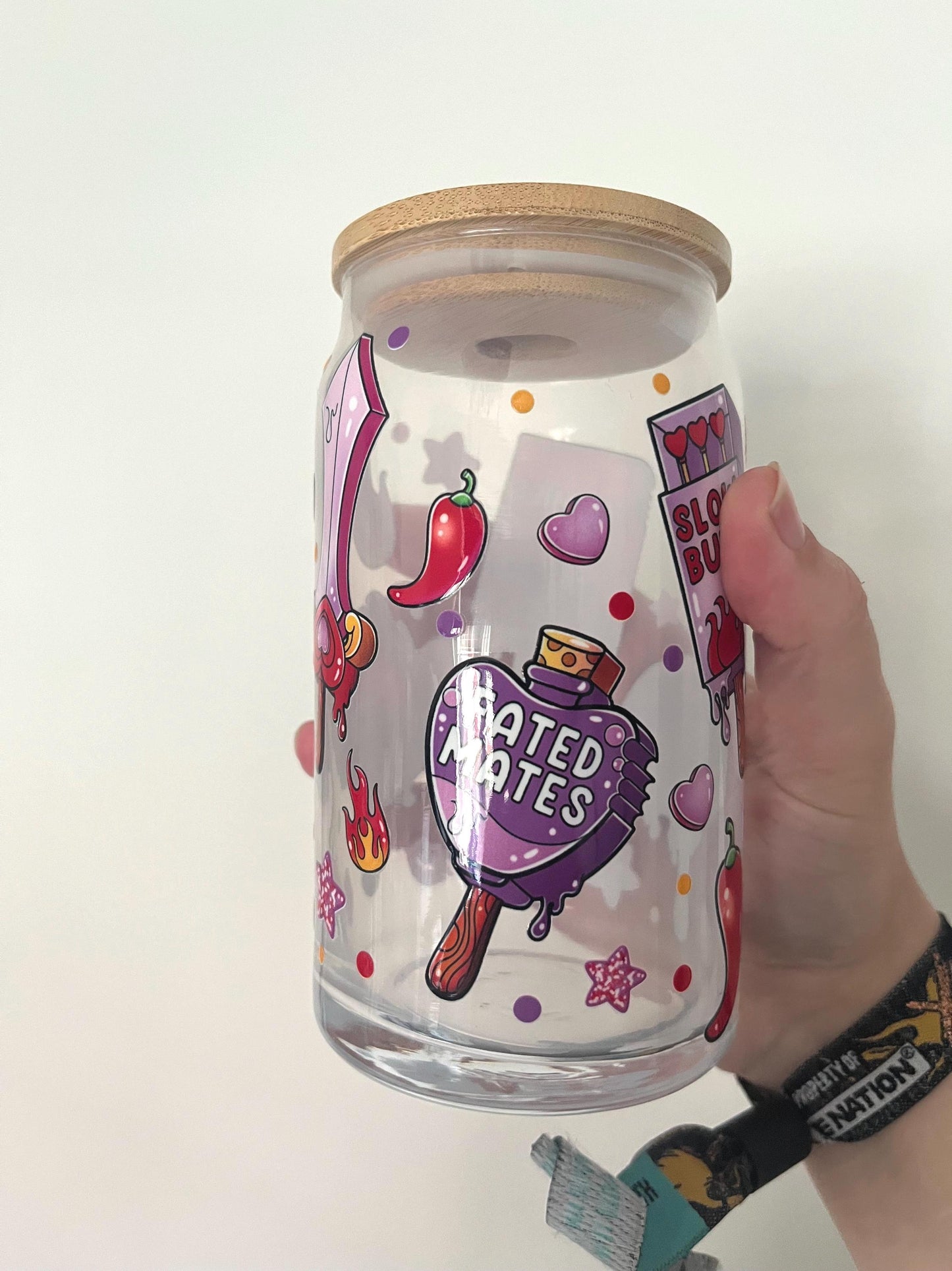 Fated mates Romantasy 16oz glass