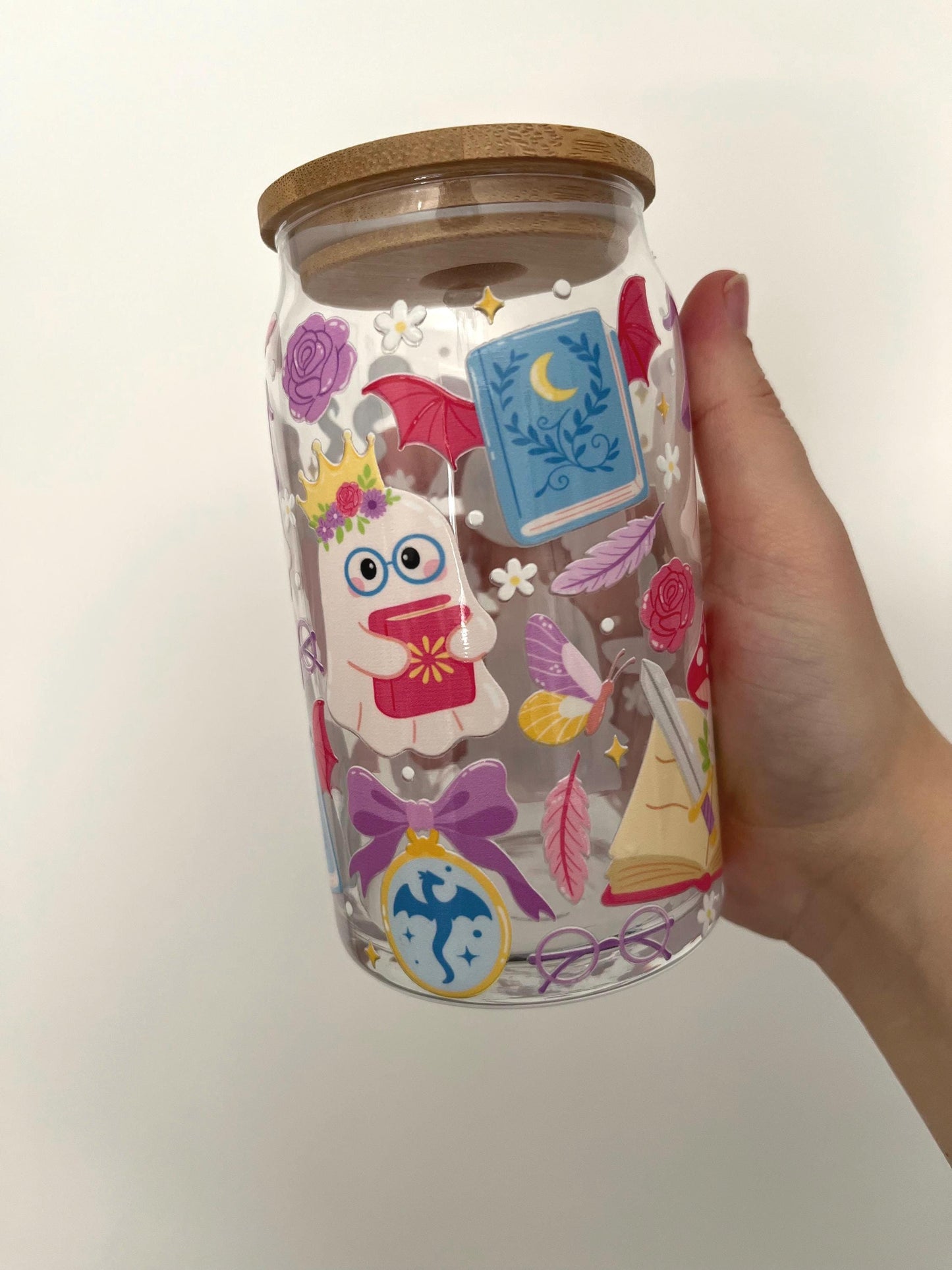Fantasy Spooks 16oz Glass Tumbler