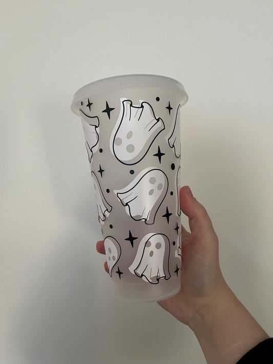 Frosted ghost 24oz Cold cup