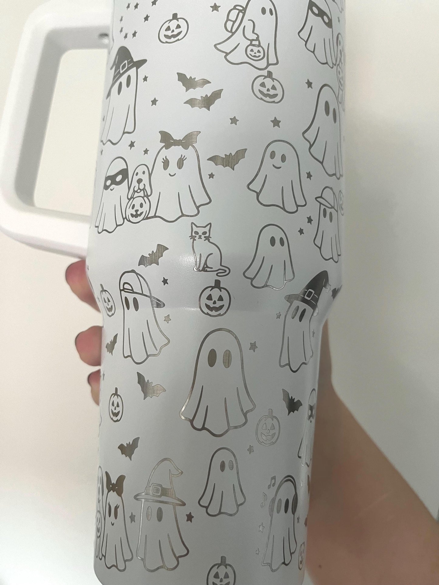 Spooky Halloween 40oz Laser Engraved Tumbler