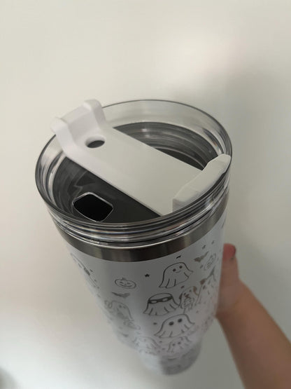 Spooky Halloween 40oz Laser Engraved Tumbler