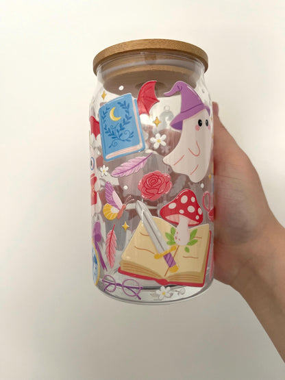 Fantasy Spooks 16oz Glass Tumbler