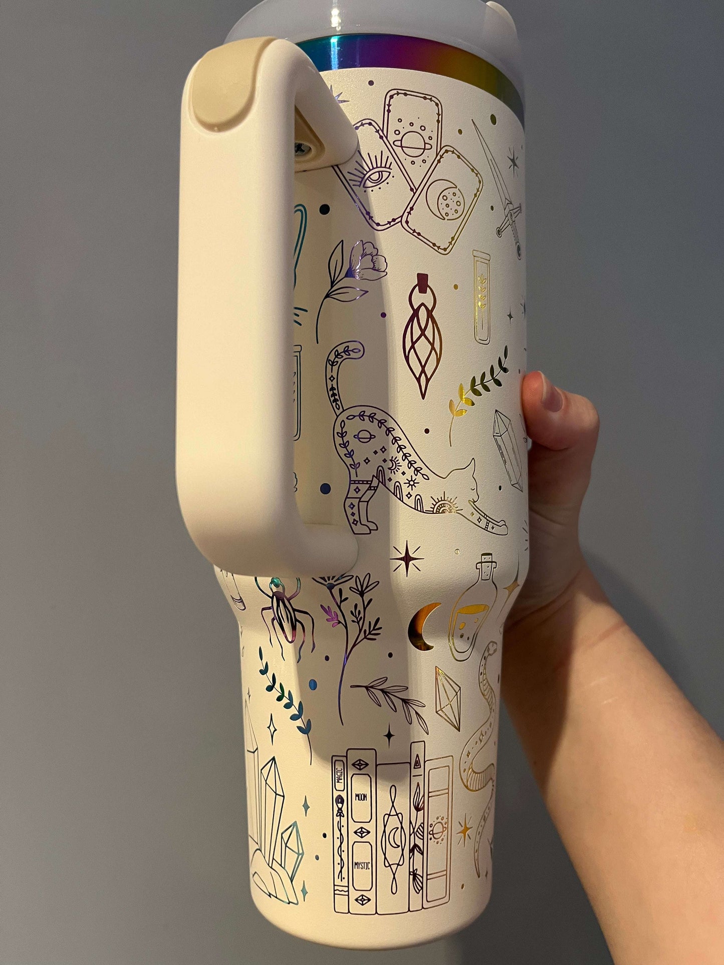 The Reader Laser engraved 40oz Stainless Steel Tumbler