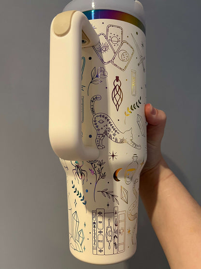 The Reader Laser engraved 40oz Stainless Steel Tumbler