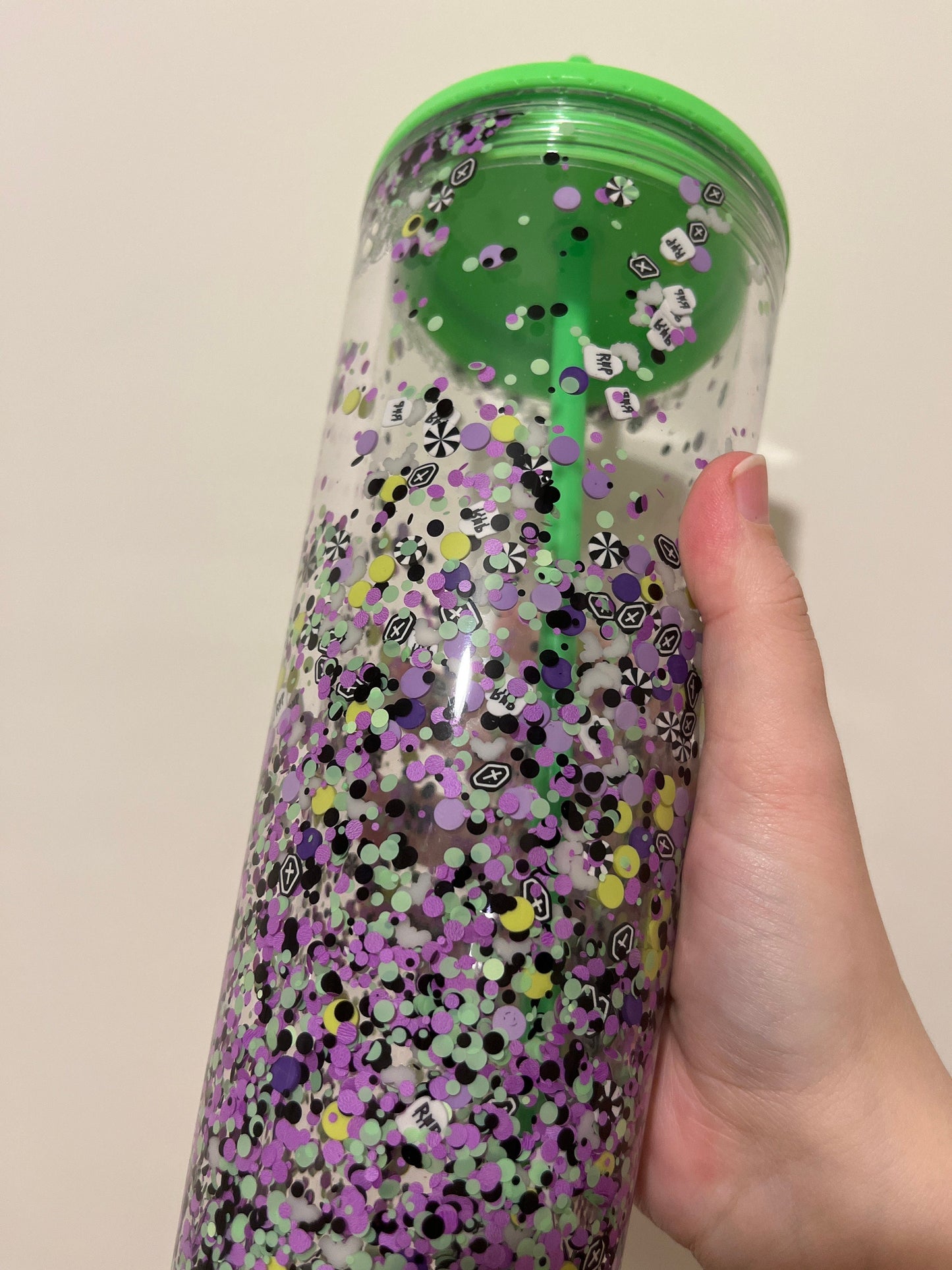 Beetlejuice Snowglobe Tumbler