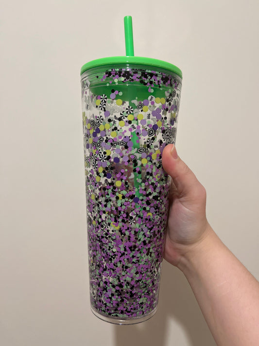 Beetlejuice Snowglobe Tumbler