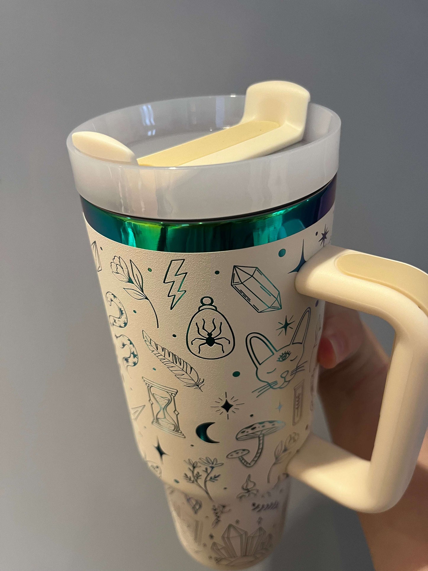 The Reader Laser engraved 40oz Stainless Steel Tumbler