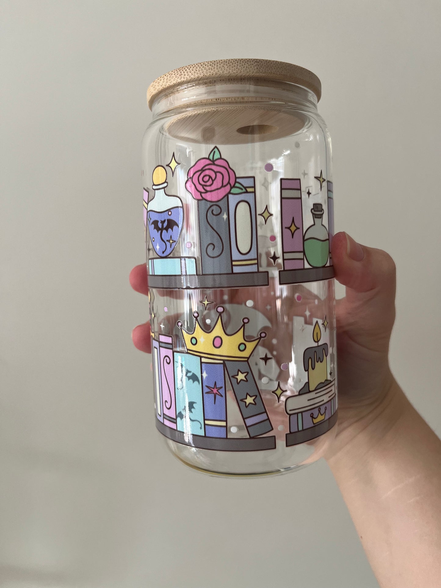 Fantasy Girl Bookshelf Tumbler
